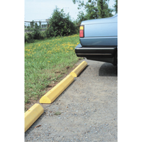 Car Stops, Plastic, 6' L, Yellow Oxford Builders Supplies Inc