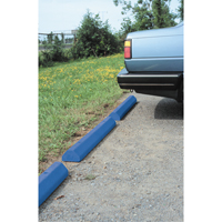 Car Stops, Plastic, 6' L, Blue Oxford Builders Supplies Inc