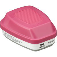 6000 Series Respirator Cartridges, Gas/Vapour Cartridge, Acid Gas/P100 Oxford Builders Supplies Inc