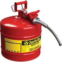 Bidons s&eacute;curitaires AccuFlow, Type II, Acier, 1 gal. US, Rouge, Homologu&eacute; FM/List&eacute; UL/ULC Oxford Builders Supplies Inc
