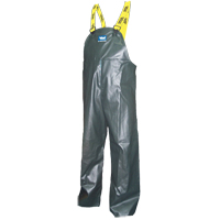 Journeyman&reg; Bib Pants, 4X-Large, Polyester/PVC, Green Oxford Builders Supplies Inc