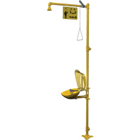 Halo Combination Emergency Shower & Eyewash Station Oxford Builders Supplies Inc