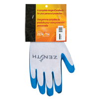 Natural Rubber Seamless Knit Coated Gloves, 7, Rubber Latex Coating, 10 Gauge, Polyester/Cotton Shell Oxford Builders Supplies Inc