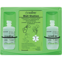 Saline Eyewash Wall Station, Double Oxford Builders Supplies Inc