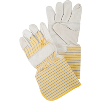 Gants d'ajusteur &agrave; paume renforc&eacute;e, Grand, Paume en Cuir fleur de vache, Doublure en Coton Oxford Builders Supplies Inc