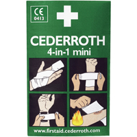 Cederroth 4-in-1 Bloodstopper, 5" L x 3" W Oxford Builders Supplies Inc