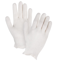 Gants d'inspection de poids moyen, Poly/coton, Poignet &agrave; ourlet, Dames Oxford Builders Supplies Inc
