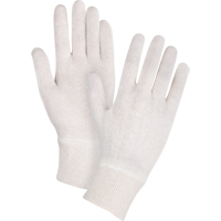 Gants d'inspection de poids moyen, Poly/coton, Poignet Poignet en tricot, Dames Oxford Builders Supplies Inc
