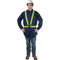 Harnais de s&eacute;curit&eacute; d'usage standard, Jaune lime haute visibilit&eacute;, Couleur r&eacute;fl&eacute;chissante Argent, Moyen Oxford Builders Supplies Inc