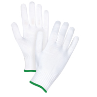 Gants tricot&eacute;s sans couture, Polyester, Calibre 10, Moyen Oxford Builders Supplies Inc