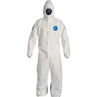 Combinaisons avec capuchon, 4T-Grand, Bleu/Blanc, Tyvek 400 D Oxford Builders Supplies Inc