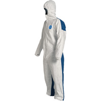 Combinaisons avec capuchon, 4T-Grand, Bleu/Blanc, Tyvek 400 D Oxford Builders Supplies Inc