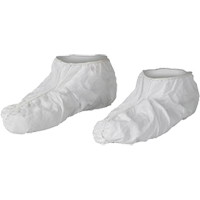 KleenGuard A40 Shoe Covers, Medium, Vinyl, White Oxford Builders Supplies Inc