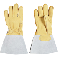 Lineman's Glove, Large, Grain Cowhide Palm, Cotton Inner Lining Oxford Builders Supplies Inc