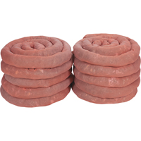 Remblais tubulaires absorbants, Mati&egrave;res dangereuses, Absorption 45 gal., 3" la x 10' lo, Pqt de 10 Oxford Builders Supplies Inc