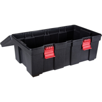 Water Resistant Storage Container, 33" W x 19" D x 13" H, Black Oxford Builders Supplies Inc