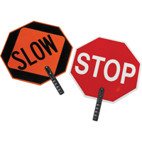 Double-Sided "Stop/Slow" Traffic Control Sign Oxford Builders Supplies Inc