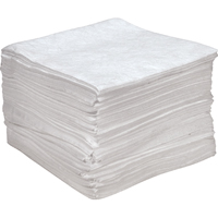 Premium Anti Static Sorbent Pads, Oil Only, 15" x 18", 25 gal. Absorbancy Oxford Builders Supplies Inc