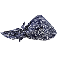 Bandeaux en triangle 6710CT de refroidissement en tissu de serviette Chill-Its, Bleu Oxford Builders Supplies Inc