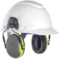 Peltor X Series Earmuffs, Cap Mount, 25 NRR dB Oxford Builders Supplies Inc