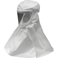 Cagoule &eacute;conomique Versaflo, Grand/Moyen, Coiffe souple, Bavette Simple Oxford Builders Supplies Inc