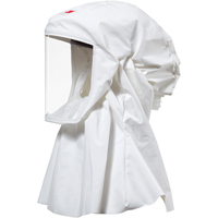 Cagoule Versaflo de haute durabilit&eacute; avec coiffe int&eacute;gr&eacute;e, Grand/Moyen, Coiffe souple, Bavette Simple Oxford Builders Supplies Inc