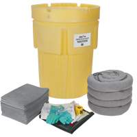 Trousse &eacute;conomique de lutte contre les d&eacute;versements, Universel, Baril, Absorbance de 95 gal. US Oxford Builders Supplies Inc