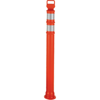 Ez-Grab Delineator Posts, 42" H, Orange Oxford Builders Supplies Inc