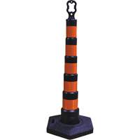 Grip N Go Trim Line Channelizers, 49" High, Black Oxford Builders Supplies Inc