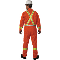Westex UltraSoft&reg; Unlined Coveralls, Large, Orange Oxford Builders Supplies Inc