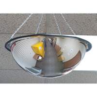 Miroir en d&ocirc;me 360°, D&ocirc;me complet, Dessus ouvert, Diam&egrave;tre 20" Oxford Builders Supplies Inc