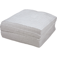 Premium Bonded Sorbent Pads, Oil Only, 15" x 18", 30 gal. Absorbancy Oxford Builders Supplies Inc