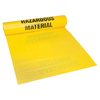 Hazardous Waste Bags, Infectious Waste, 60" L x 36" W, 208.2 L (55 Gal.) Capacity Oxford Builders Supplies Inc