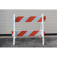 Barricades, A-Frame, 28.6" L x 40" H, Orange/White Oxford Builders Supplies Inc
