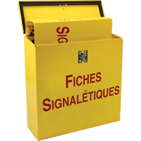 Boîte pour documents de s&eacute;curit&eacute; pour le chantier, Français, Compris reliures Oxford Builders Supplies Inc