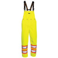 Pantalons 300 deniers Professional Journeyman, Polyester, Petit, Jaune lime haute visibilit&eacute; Oxford Builders Supplies Inc