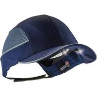 Skullerz&reg; 8960 Long Brim Bump Cap with LED Lighting, Navy Blue Oxford Builders Supplies Inc