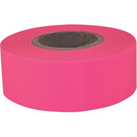 Sub-Zero Flagging Tape, 1.2" W x 150' L, Fluorescent Pink Oxford Builders Supplies Inc