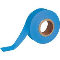 Flagging Tape, 1.188" W x 150' L, Fluorescent Blue Oxford Builders Supplies Inc