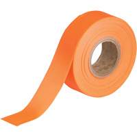 Flagging Tape, 1.188" W x 150' L, Fluorescent Orange Oxford Builders Supplies Inc
