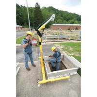 4-Piece Hoist System with Manhandler Hoist/Winch Oxford Builders Supplies Inc
