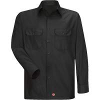 Long Sleeve Ripstop Shirt, Men's, 3X-Large, Black Oxford Builders Supplies Inc