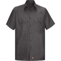 Short Sleeve Ripstop Shirt, Men's, 3X-Large, Charcoal Oxford Builders Supplies Inc