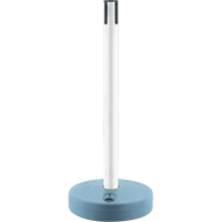 Outdoor TensaBarrier&reg; - Receiver Posts, 37" High, White Oxford Builders Supplies Inc