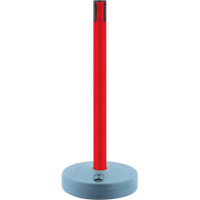 Outdoor TensaBarrier&reg; - Receiver Posts, 37" High, Red Oxford Builders Supplies Inc