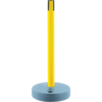 Outdoor TensaBarrier&reg; - Receiver Posts, 37" High, Yellow Oxford Builders Supplies Inc