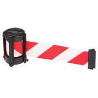 Replacement Cassettes For Utility, Advance & StowAway&reg; TensaBarrier&reg;, 13', White Tape Oxford Builders Supplies Inc