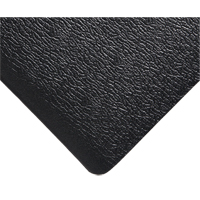 Deluxe Soft Step No. 444 Mats, Pebbled, 3' x 5' x 5/8", Black, PVC Sponge Oxford Builders Supplies Inc