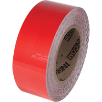 Ruban de marquage pour plancher Tuff Mark, 2" x 100', Polyester, Rouge Oxford Builders Supplies Inc