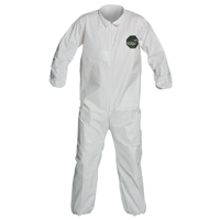 ProShield&reg; 50 Coveralls, Small, White, Microporous Oxford Builders Supplies Inc